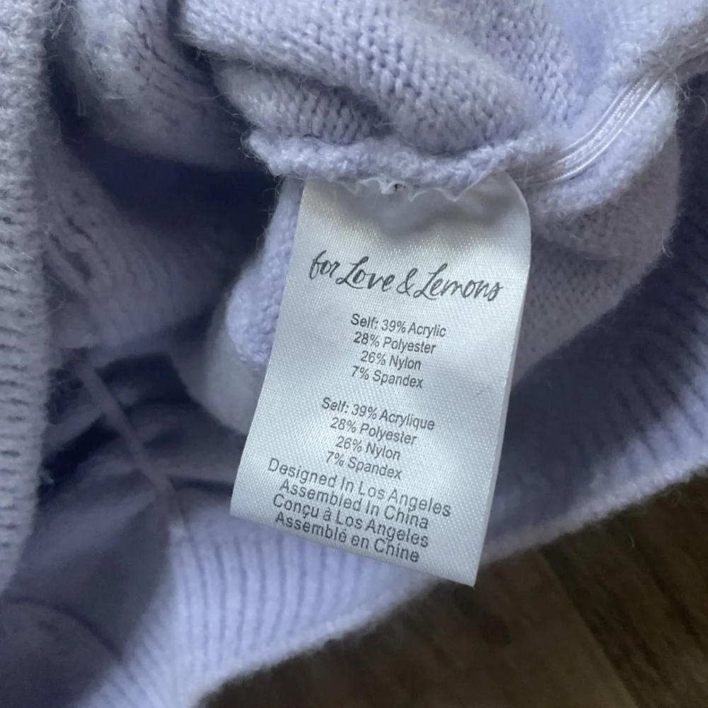 For love and lemons Sutton Cami Sweater size small - Picture 5 of 6